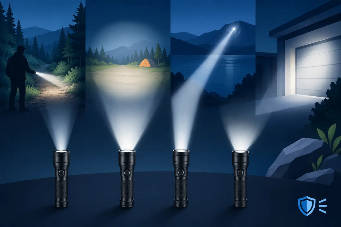 Flashlight Beam Patterns for Real-World Use