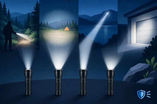 Flashlight Beam Patterns for Real-World Use