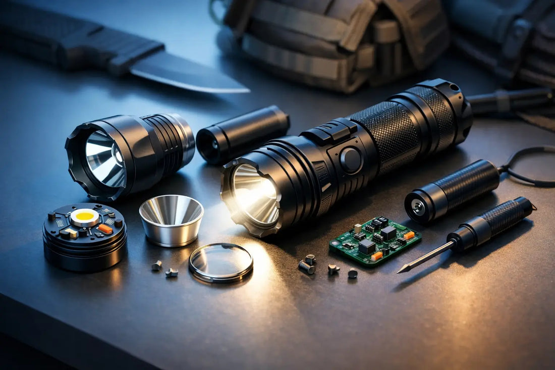 Why a Repairable Tactical Flashlight Wins