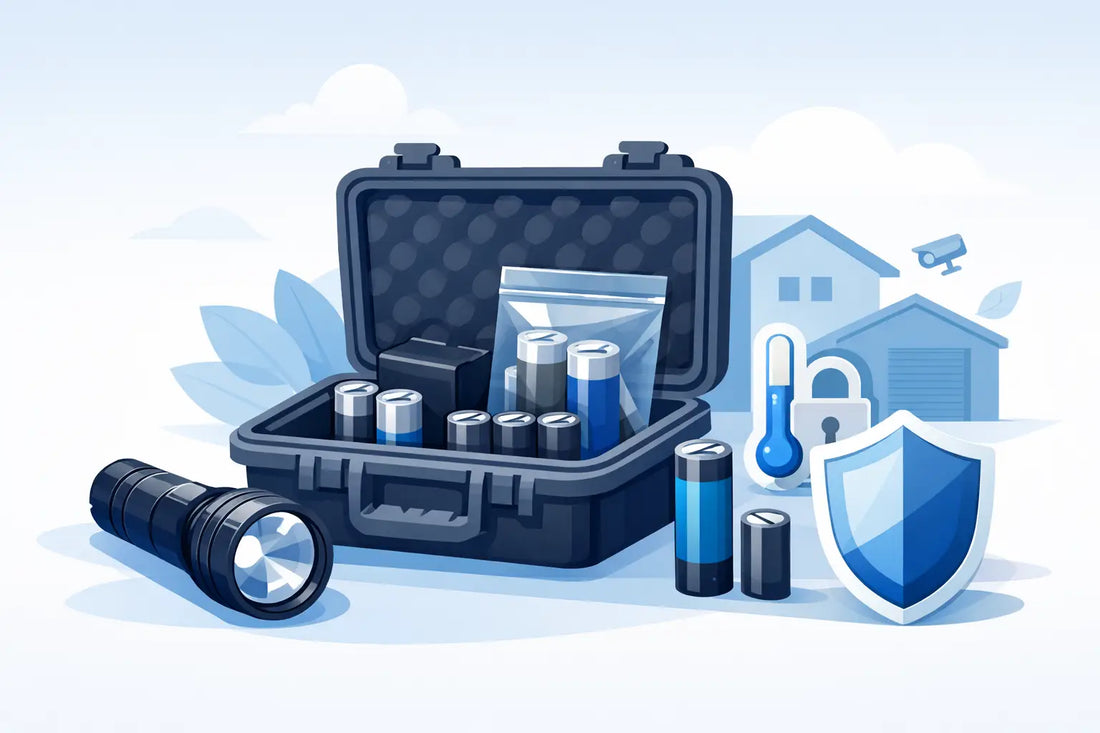 How to Store Lithium Torch Batteries Safely