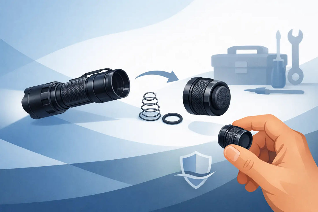 How to Replace Flashlight Tailcap