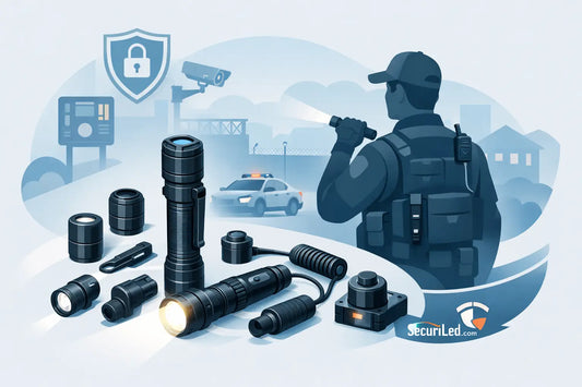 Modular Torch Setup for Security Patrol Guide