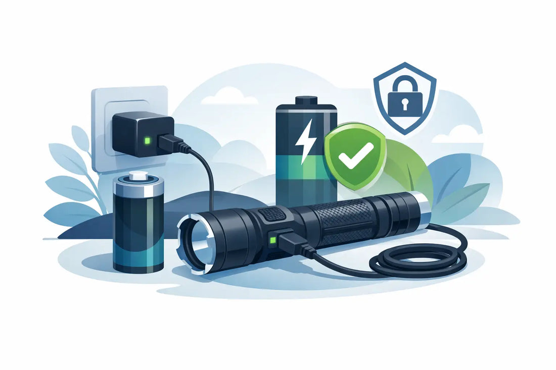 How to Charge Lithium Flashlight Safely