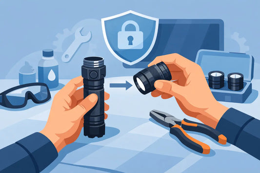 How to Swap Flashlight Heads Safely and Correctly