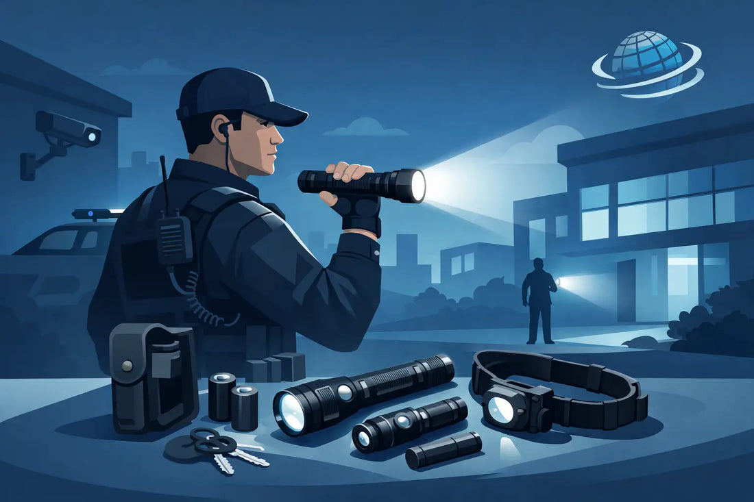 Security Patrol Flashlight Setup Example
