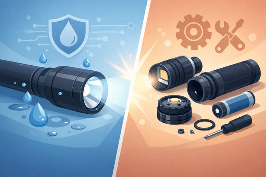 Sealed vs Repairable Flashlight Comparison